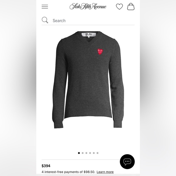 Comme de Garçons PLAY sweater - Picture 3 of 5